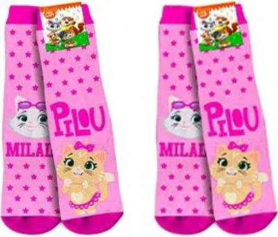 Produktbild von 44 Cats Kinder Strümpfe 2er-Pack Anti-Rutsch Socken für Sicherheit 27/30