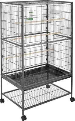 Image de Cage à oiseaux 131 cm - gris anthracite