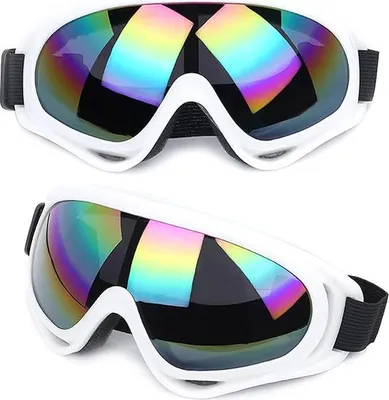 Produktbild von Ski Snowboard Brille,Skibrille Anti Fog UV Schutzbrille Motorradbrillen Outdoor Aktivitäten Skifahren Radfahren Snowboard Wandern Augenschutz,Unisex