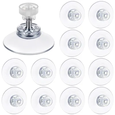Immagine prodotto di Ventosa - Ventose con filettatura - Ø 30 mm - Trasparente - Set da 12 pezzi