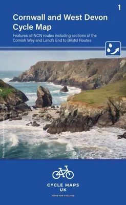 Produktbild von Cornwall and West Devon Cycle Map 1