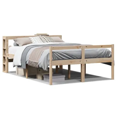 Produktbild von (NEU 2026) Seniorenbett mit Kopfteil, ohne Matratze, 120x200 cm - Klassische Betten - 32.27 kg