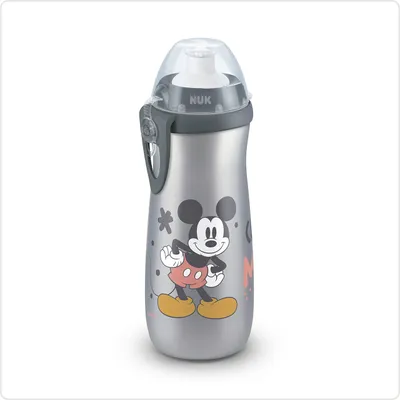 Produktbild von NUK Sports Cup Mickey – Grau, robust & kindgerecht