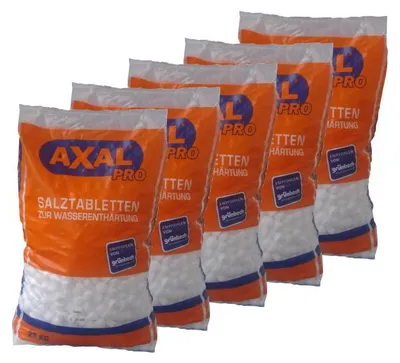 Produktbild von AXAL PRO 5x25kg Salztabletten Regeneriersalz Wasserenthärtung Wasserenthärter