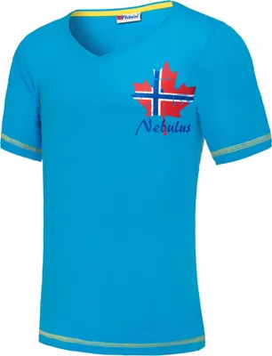 Productafbeelding van Nebulus T-shirt CORVIN, herenmodel, shirt, T-shirt, V-hals, P5322 - heren, malibublau, maat XL