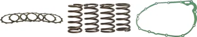 Image de Kit d'embrayage pour Kawasaki Z 440 H, année de fabrication 1982-1983 : disques d'embrayage, ressorts d'embrayage, joint de couvercle d'embrayage de la marque pamoto - Neuf