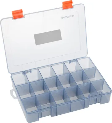 Produktbild von Balzer Shirasu Zubehörbox L 27*18*5cm - 18 Fächer Angelbox
