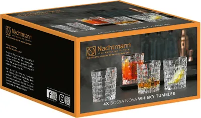 Produktbild von Nachtmann Whiskybecher Bossa Nova 330ml, klar (4er Pack)