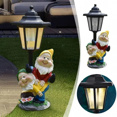 Produktbild von Solar-Gartenlampe, Dekoration, Skulptur, Figur, Glockenturm, LED