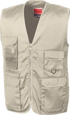 Obrázok produktu pre WORK-GUARD by Result - "Adventure Safari" Weste für Herren/Damen Uni RW10075 (XXL) (Camel)
