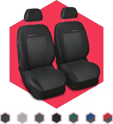 Produktbild von Autositzbezüge Universal Schonbezüge Sitzauflage PKW 1+1 Vorne Polyester Grau