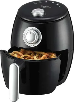 Obrázok produktu pre Michelino 1000W teplovzdušná fritéza Airfryer 2,0 l Plynulá regulácia teploty od 80 do 200 °C čierna
