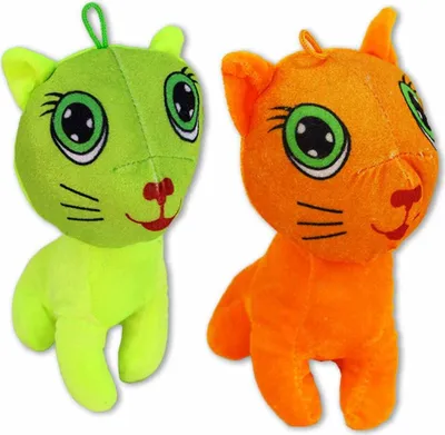 Produktbild von Plüsch Katze mit großen Augen - ca. 18 cm