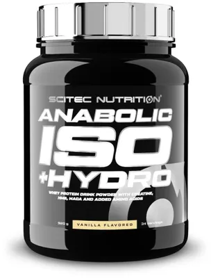 Immagine prodotto di Scitec Nutrition Anabolic Iso+Hydro 920 g vaniglia / Isolati del siero di latte / Gustose proteine del siero di latte ottenute da isolato e isolato idrolizzato