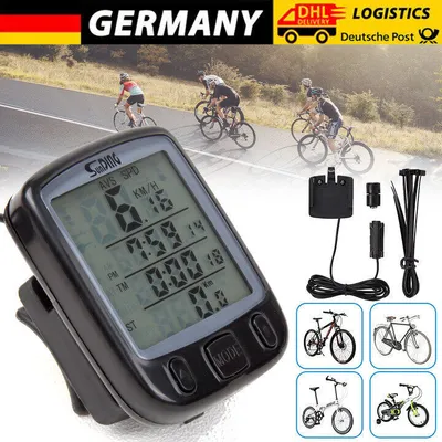 Produktbild von LCD Fahrrad Kilometerzähler Kabellos Fahrradcomputer Tachometer Wasserdicht