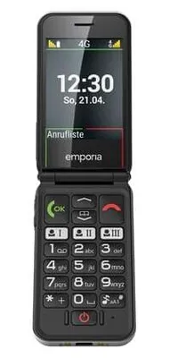 Obrázok produktu pre Emporia SIMPLICITYglam.4G, Flip, Single SIM, 7,11 cm (2.8"), Bluetooth, 1300 mAh, Biela