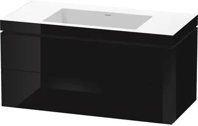 Produktbild von Duravit Duravit Waschtischunterbau L-CUBE WT Vero Air 500x1000x480mm o HL sw hgl