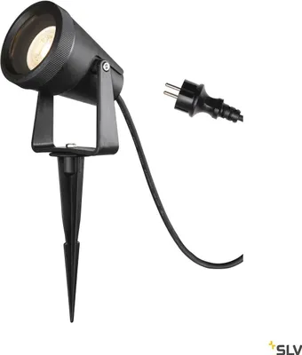 Zdjęcie produktu dla Samrina SP single QPAR51, Outdoor Erdspiessleuchte schwarz