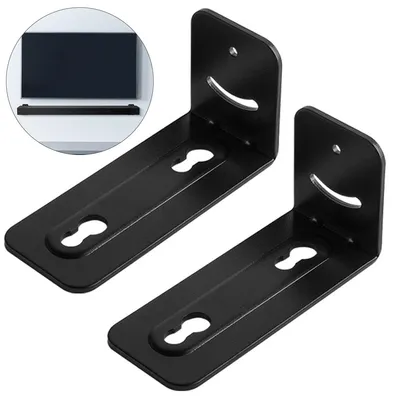 Produktbild von 2x Universal-Soundbar-Halterung Wandhalter für Soundbar Lautsprecher Wandhalterung Halterung Wandmontage Box Befestigung64*60*5MM bis 15kg