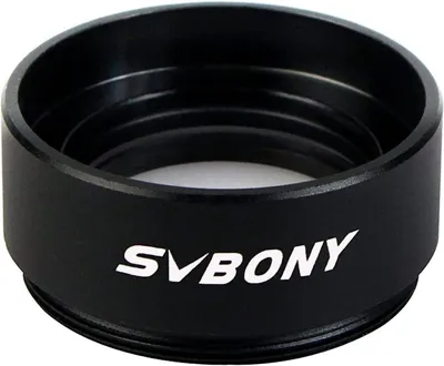 Obrázok produktu pre Svbony 1,25 Barlow šošovka 0,5X, ohnisková redukcia Barlow Lens, závit M28x0,6 pre 1,25-palcové 31,7mm teleskopické okuláre