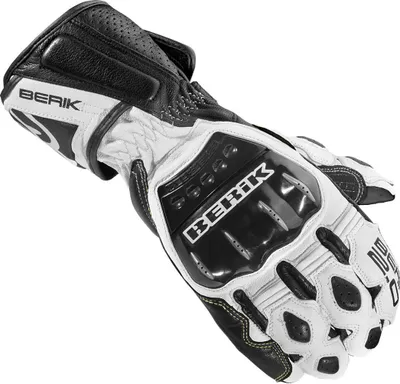 Produktbild von Berik Segullo Motorradhandschuhe, weiß/schwarz, XS