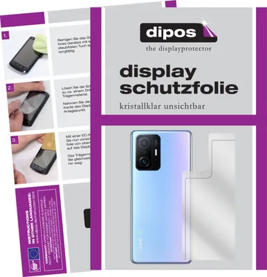 Obrázok produktu pre 2x ochrana displeja pre Xiaomi Mi 11T Pro zadná priehľadná ochranná fólia displeja dipos