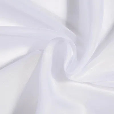 Produktbild von Gerster Store Marina mit Smokband, variabel B = 450 x H =150 cmHalbtransparent Effektvoile Uni weiß