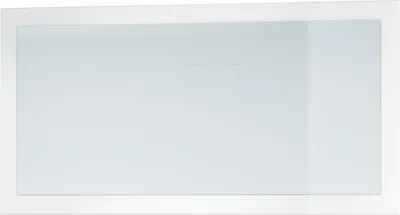 Produktbild von Vladon Spiegel Lima,  Germany, Wandspiegel mit Rahmen im modernen Stil, Weiß Hochglanz (110 x 52 cm)