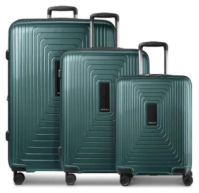 Produktbild von Redolz Essentials 14 4 Rollen Kofferset 3-teilig mit Dehnfalte