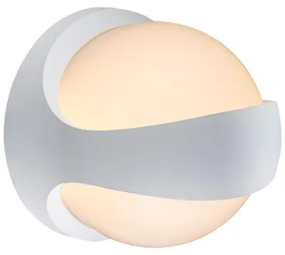 Produktbild von LED Wandleuchte, Alu weiß, Up & Down, H 20 cm