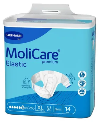 Produktbild von Molicare Premium Elastic Slip 6 Tropfen Gr.XL 4X14 St