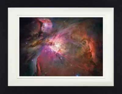 Produktbild von Der Weltraum Gerahmtes Bild Mit Edlem Passepartout | Wand-Bilder | Im Bilderrahmen - Orionnebel (30 x 40 cm)