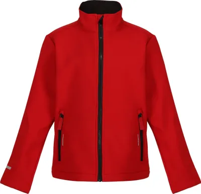 Produktbild von Regatta Professional - Softshelljacke Zweilagig für Kinder RG9534 (146-152) (Rot/Schwarz)