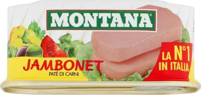Produktbild von 3x 200g Montana Jambonet Pate Rind und Schweine patè di carne bovina e suina