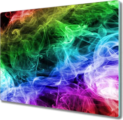 Produktbild von Coloray Schneidebrett Herdabdeckplatte 60x52 cm Kochplattenabdeckung Küchenbrett Hackbrett - bunter Rauch