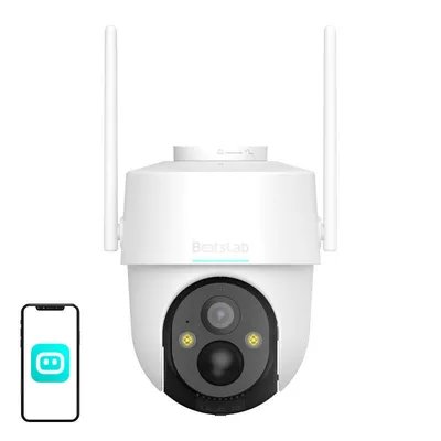 Produktbild von 360° Outdoor WiFi Kamera Botslab PT W313 3MP mit Solarpanel