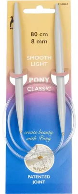 Produktbild von Pony Circular Needles Rundstricknadel 80 cm 8 mm