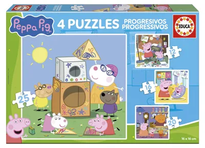 Productafbeelding van Puzzel 4-in-1 Peppa Pig 113786