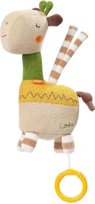Produktbild von Spieluhr Giraffe –Aufzieh-Spieluhr mit Melodie „Schlaf Kindlein Schlaf“