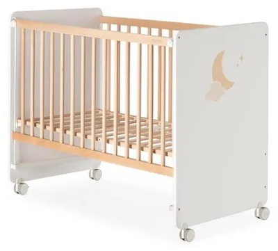 Image de Micuna Lit Lupita 120x60 cm Blanc/Bois