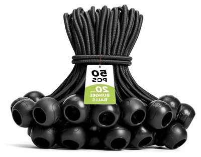 Produktbild von Gummispanner mit Kugel, 50 Stück, 20 cm