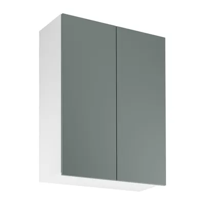 Produktbild von Hängeschrank 80 cm mit 2 Türen Küchenmöbel Küchenschrank, Sorento G80 Weiß/Grün