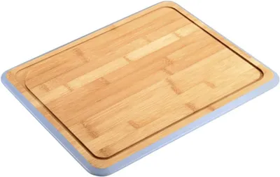 Immagine prodotto di Tagliere KESPER, materiale: bambù, dimensioni: 40 x 30 x 1,6 cm, colore: marrone, blu, modello 58292