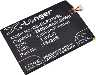 Produktbild von TECHTEK Akku Kompatibel mit [BLU] L210a, L210i, Life Pro Ersetzt 13J30S