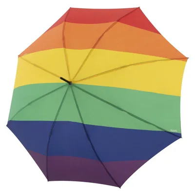 Produktbild von doppler Stockregenschirm Regenschirm Modern.Art Long Automatic Pride Rainbow mehrfarbig