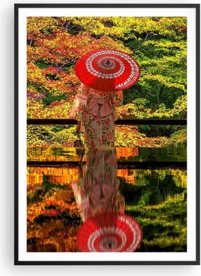 Produktbild von Gerahmtes Poster - Schwarzer Rahmen - Tubikoin Tempel Die Farben - 70x100 cm - Wand Bild - Wanddeko - Wandbilder - Kunstposter - Wandposter - Bilderrahmen - Bilder - Kunstdruck - P2BPA70x100-4485
