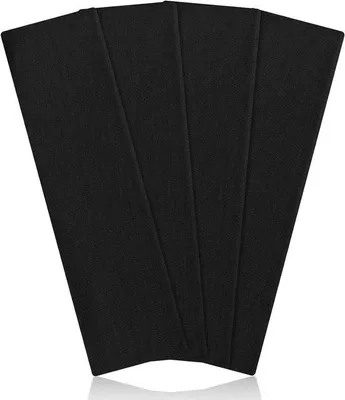 Immagine prodotto di Fascia sportiva da donna e da uomo, fascia antiscivolo, traspirante e sottile, ideale per fitness, yoga e jogging - Nero.
