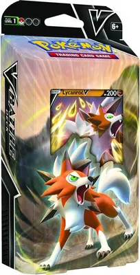Produktbild von Pokemon V Battle Deck Lycanroc Wolwerock V-Kampfdeck 60 Card Kartenspiel Booster englisch