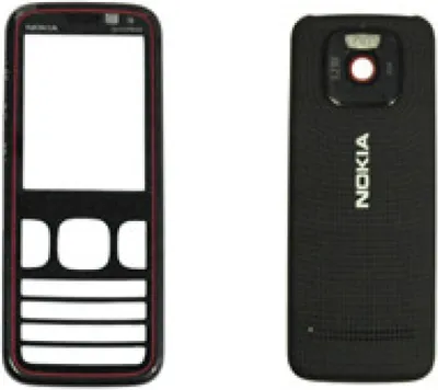 Produktbild von Nokia 5630 Gehäuse schwarz/rot