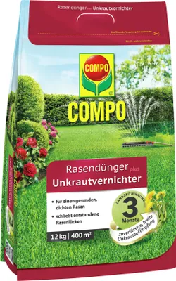 Artikelbild 1 von 'Rasendünger plus Unkrautvernichter  (12 kg)' aus der Kategorie Rasendünger
